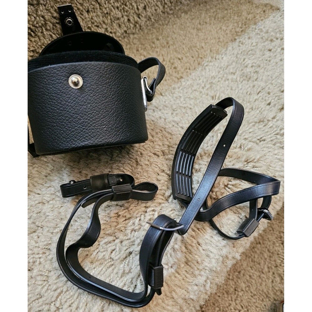 OEM Minolta Camera Strap + Vivitar Hard Lens Case - Vintage Photography Lot